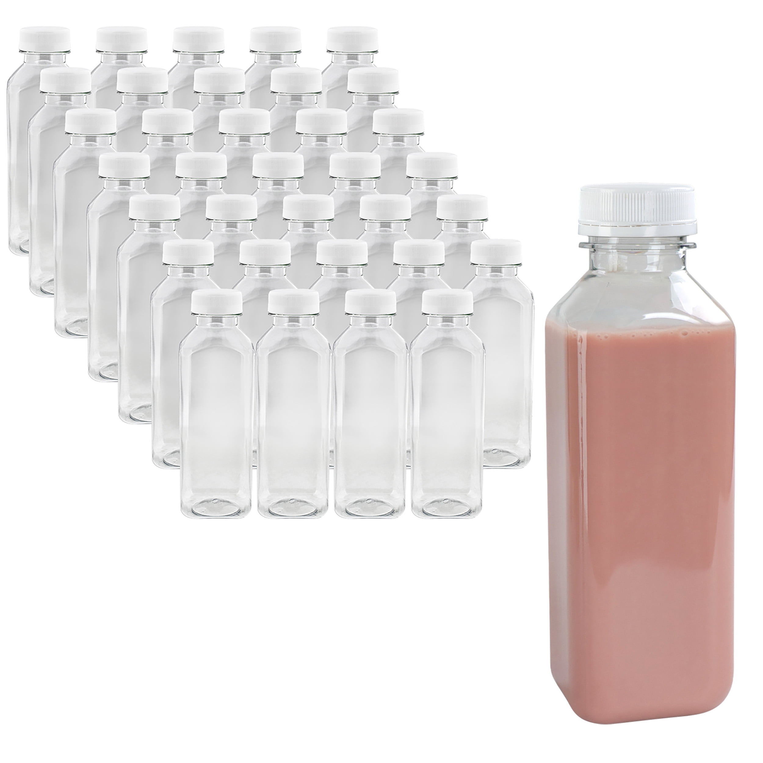 16 oz. Plastic Juice Bottles