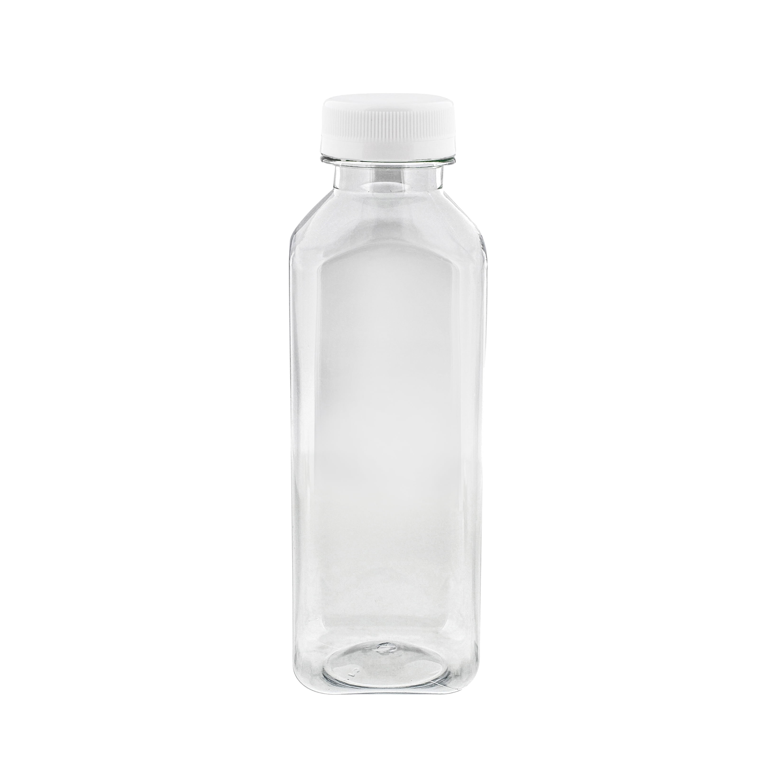 G Francis Plastic Juice Bottles with White Caps 16oz - 10pk Clear Juicer Bottles