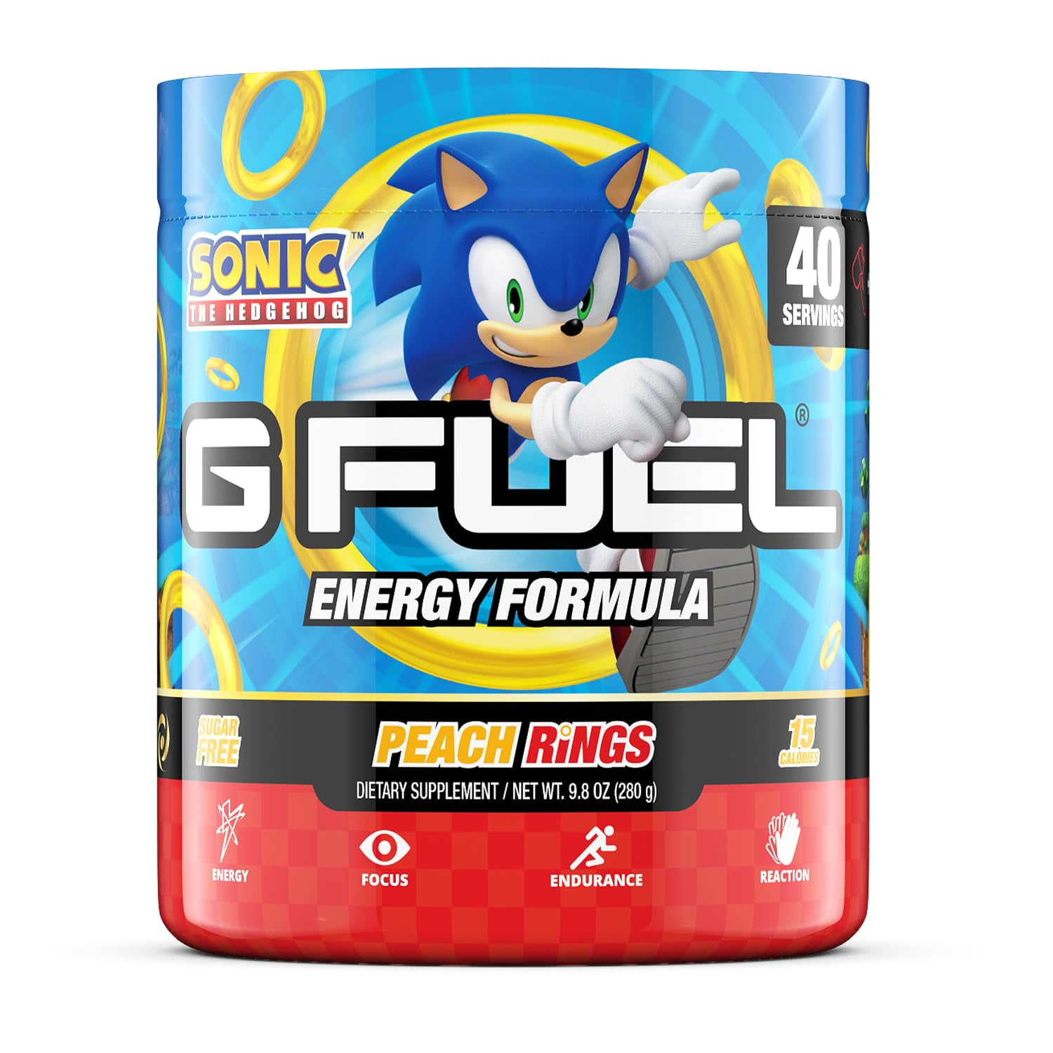 G Fuel SonicTRDN Energy Drink Powder, Pre Workout Caffeine Mix for ...