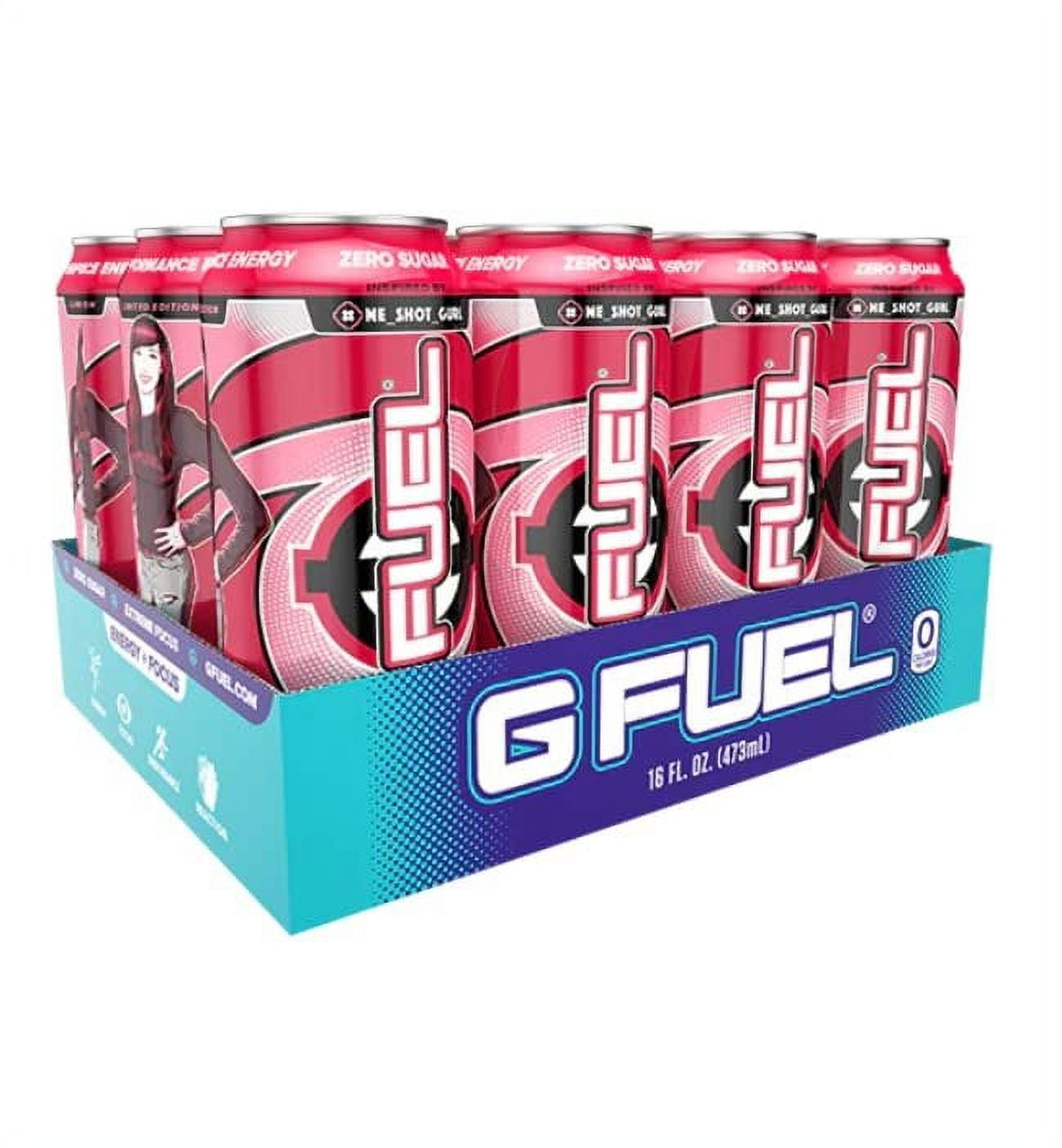 Limited Edition G Fuel Energy Drink 12 Cans, 16 fl oz, Sugar Free in