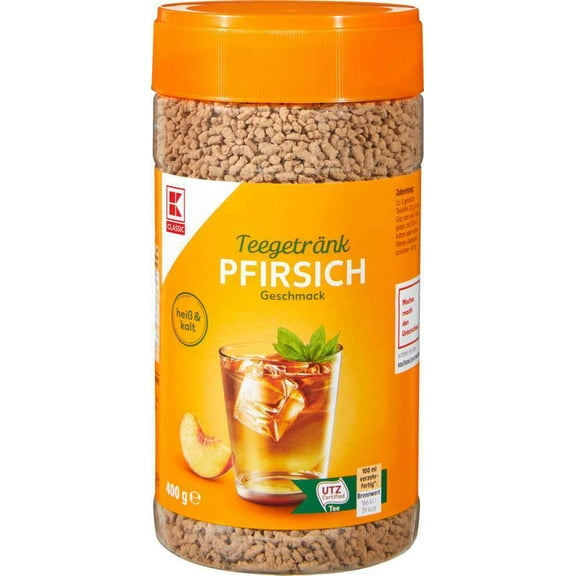 G&G Instant granulated tea: PEACH ( Hot & Cold) 400g/14 oz