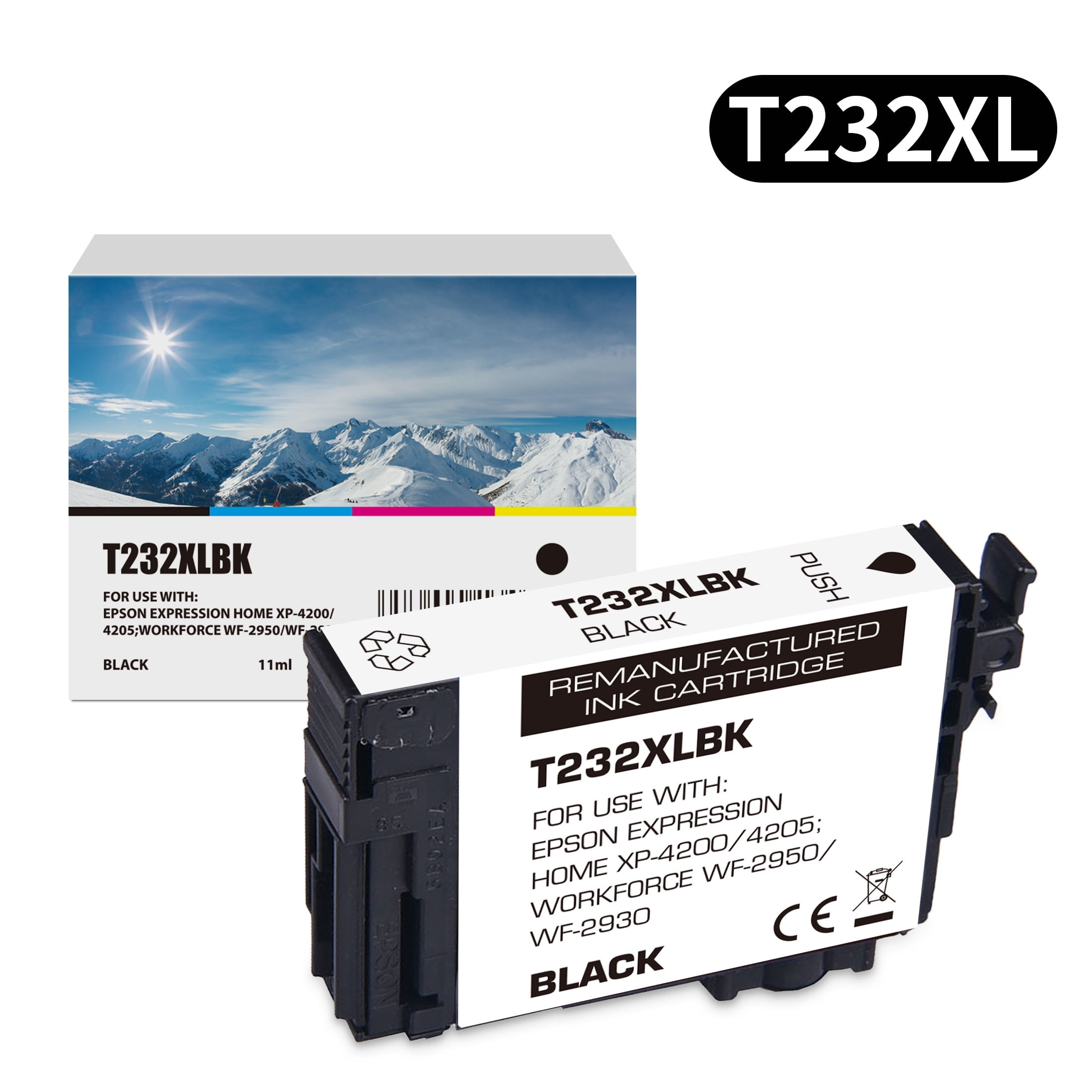 Gandg T232xl Ink Cartridge For Epson T232xl 232 Ink For Epson Workforce Wf 2950 Wf 2930 Expression 8589