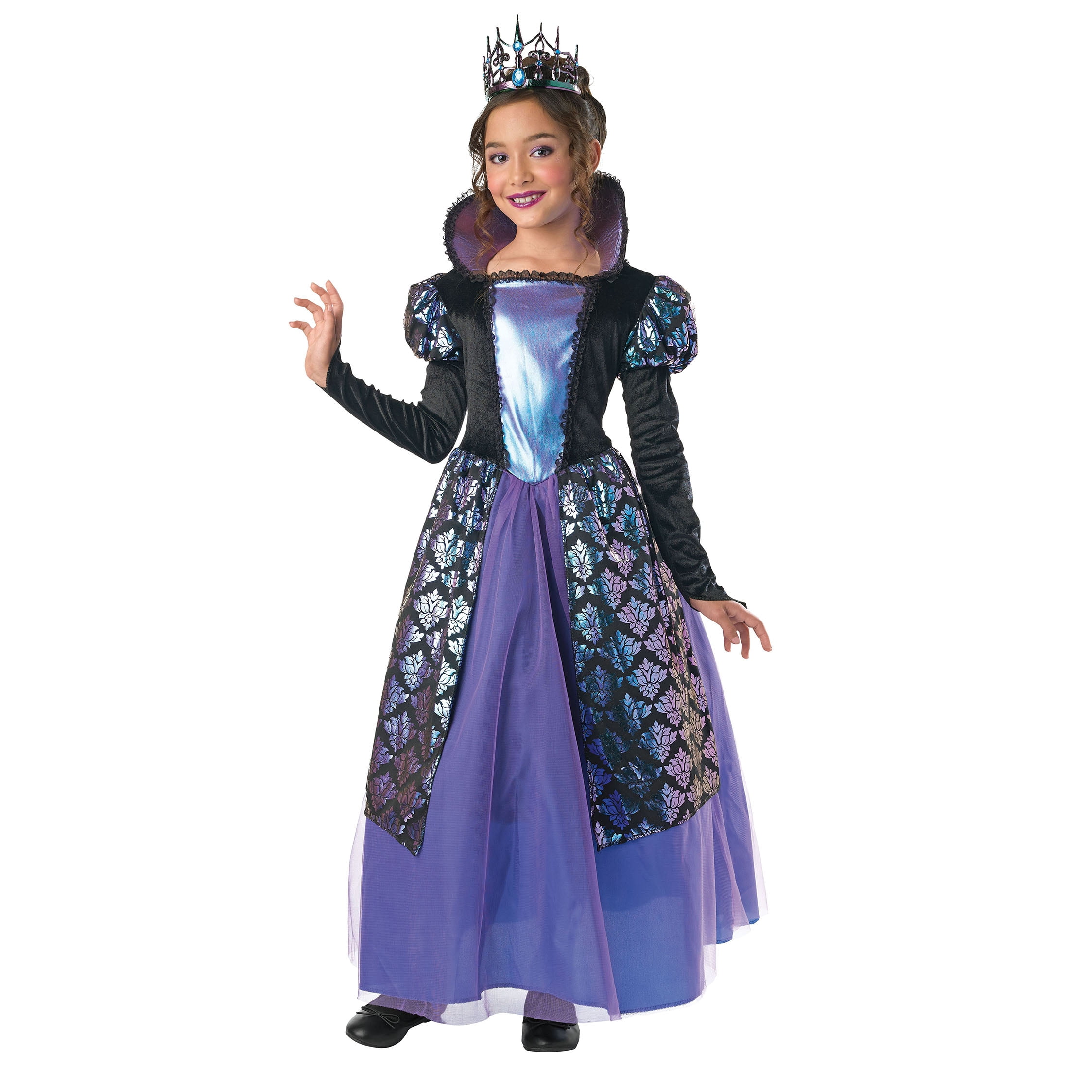 Gothic Queen Halloween Costume for Children, Girls' Size M (7/8), by Way to Celebrate