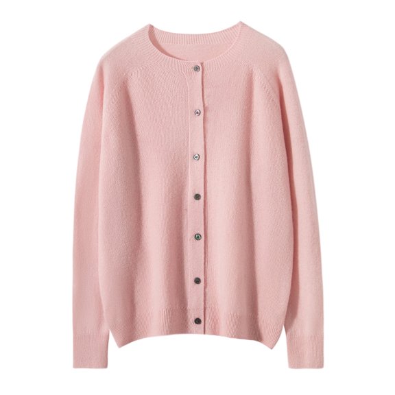 G Guzemor Women’s 100 Pure Merino Wool Cardigan Sweater Crew Neck Long Sleeve Knit Casual Button Down Lightweight Tops Outwear