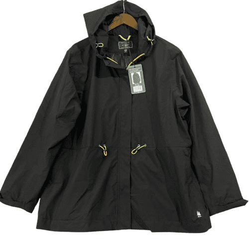 G. H. Bass & Co. Anorak Women's Jacket -Water Resistant-Black-M