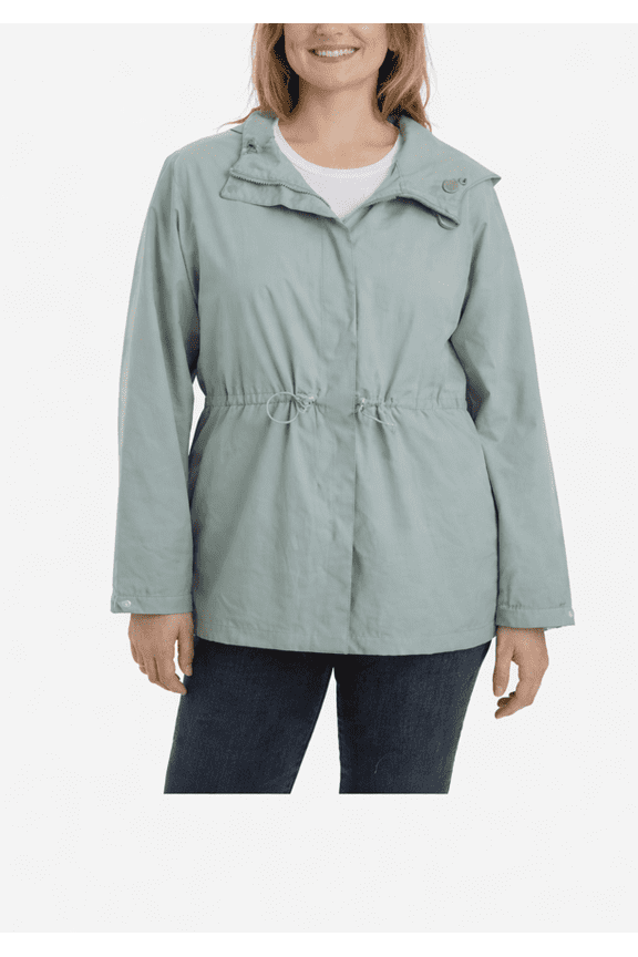 G. H. Bass & Co. Anorak Women's Jacket -Water Resistant-Green-M