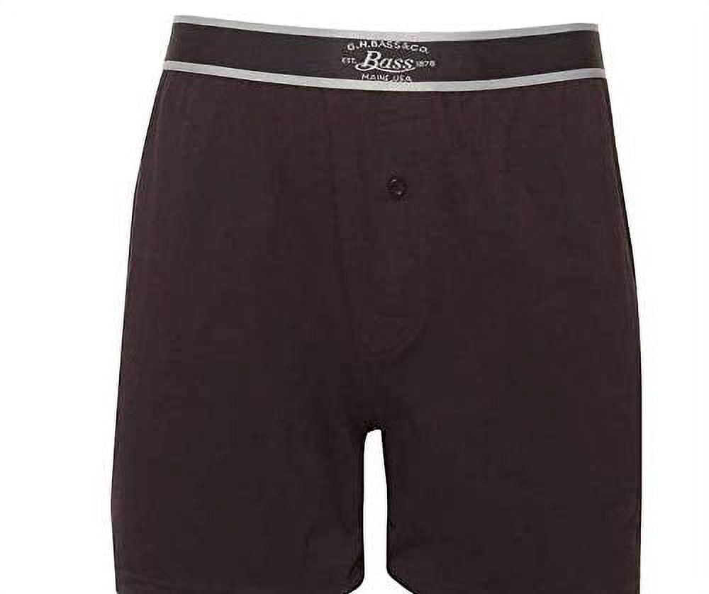 G.H. Bass & Co Boxers 3pk (Black/Grey) (Large)