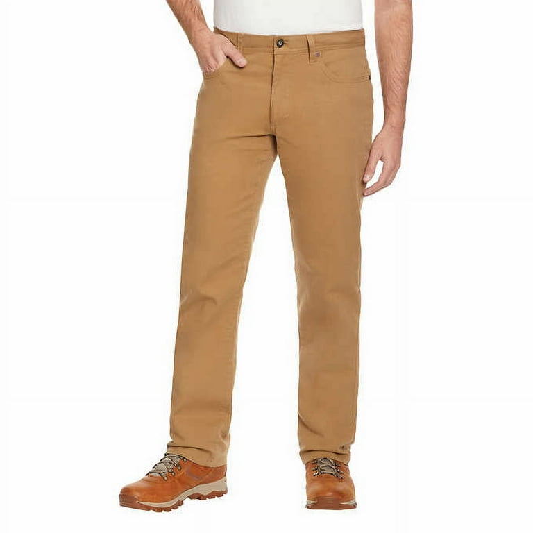 G.H. Bass Co. Men s Flat Front Canvas Terrain Pant 36x32 Walmart