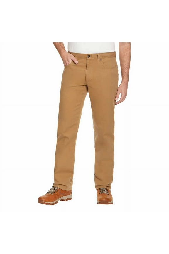 & Co. Men's Flat Front Canvas Terrain Pant (Tan, 40x29)