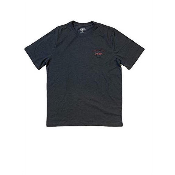 G. H. Bass & Co. Men's Scoop Neck Graphic T-Shirt (Asphalt Heather, X-Large)