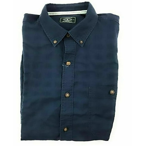 G.H. Bass & Co. Men's Short Sleeve Woven Shirt, Navy blazer, M New with box/tags
