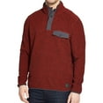 thumbnail image 1 of G.H. Bass & Co. Mens Arctic Fleece Sweatshirt, Red, Small, 1 of 2