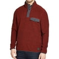 thumbnail image 1 of G.H. Bass & Co. Mens Arctic Fleece Sweatshirt, Red, Small, 1 of 1