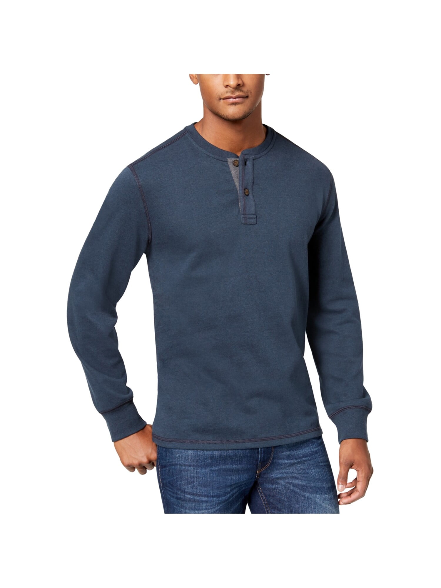 Jersey henley top shirt h