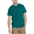 thumbnail image 1 of G.H. Bass & Co. Mens Jack Mountain Textured Henley Shirt, Green, Small, 1 of 2