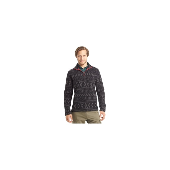 G.H. Bass & Co. Mens Printed Sweatshirt, Black, Small