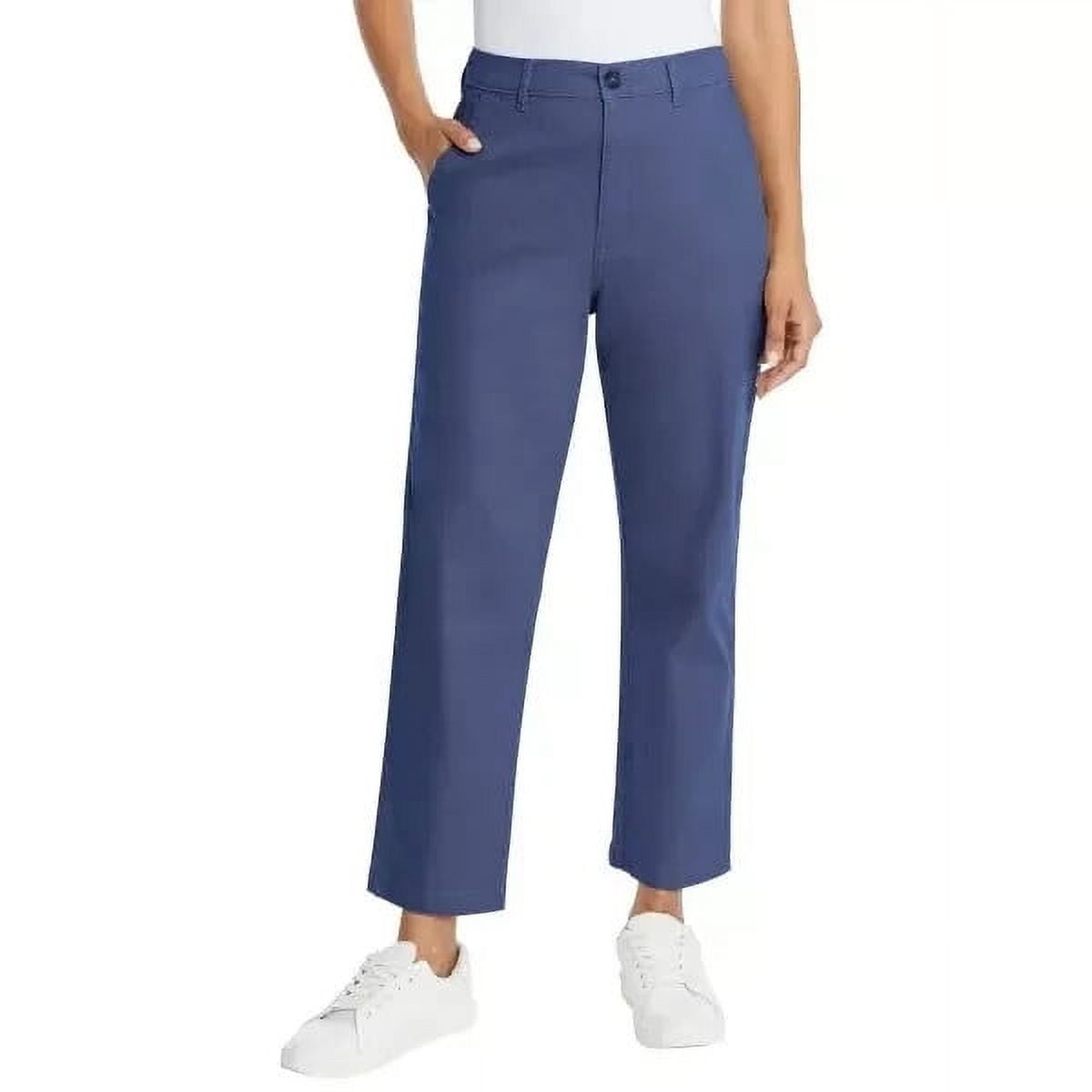 \u0026 Co Women's Chino Ankle Pants, Blue, Size 10