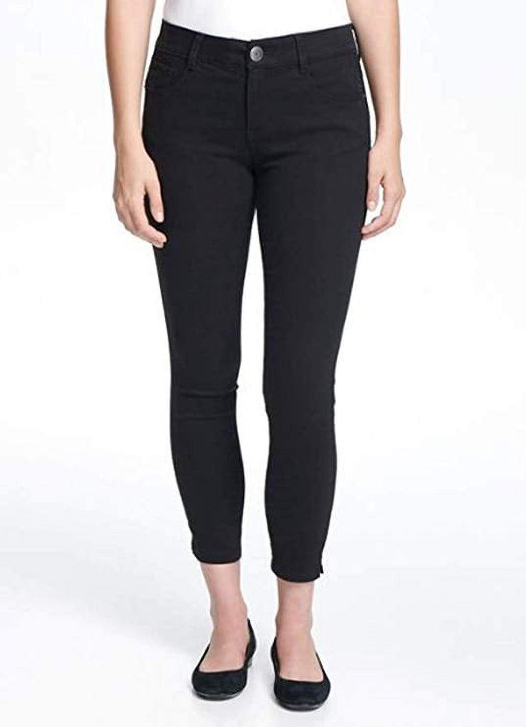G.H. Bass & Co. Women's Stretch Skinny Ankle Crop Pants, Black 14 - NEW 