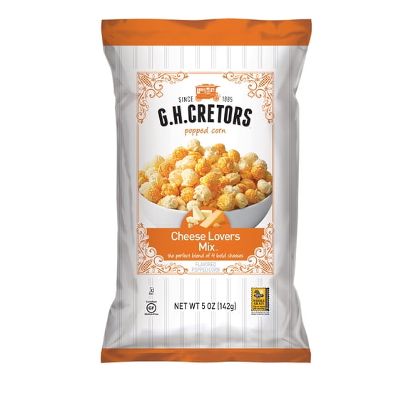 G.H. Cretors Cheese Lovers Mix Popped Corn, 5 Oz.