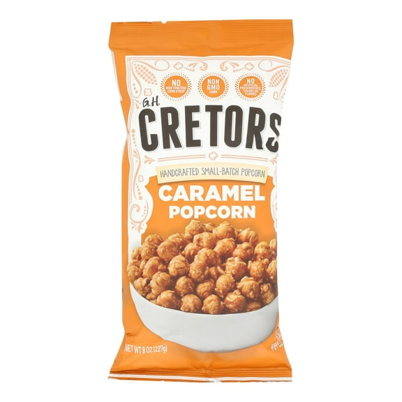 G.H. Cretors Popcorn - Just The Caramel - Case of 12 - 8 oz