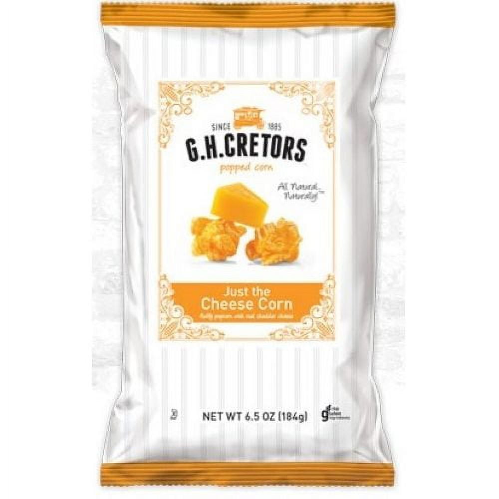 G.H. Cretors Popcorn Just The Cheese Corn, 6.5-Ounce Bags (Pack of 12)