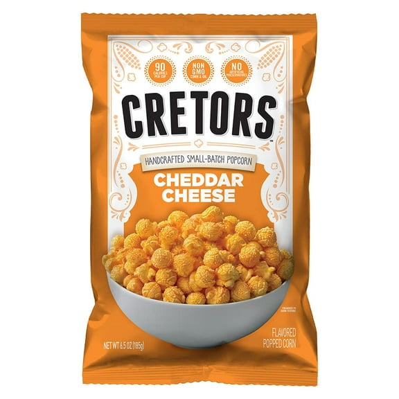 G.H. Cretors Popcorn Just The Cheese Corn, 6.5-Ounce Bags (Pack of 12)