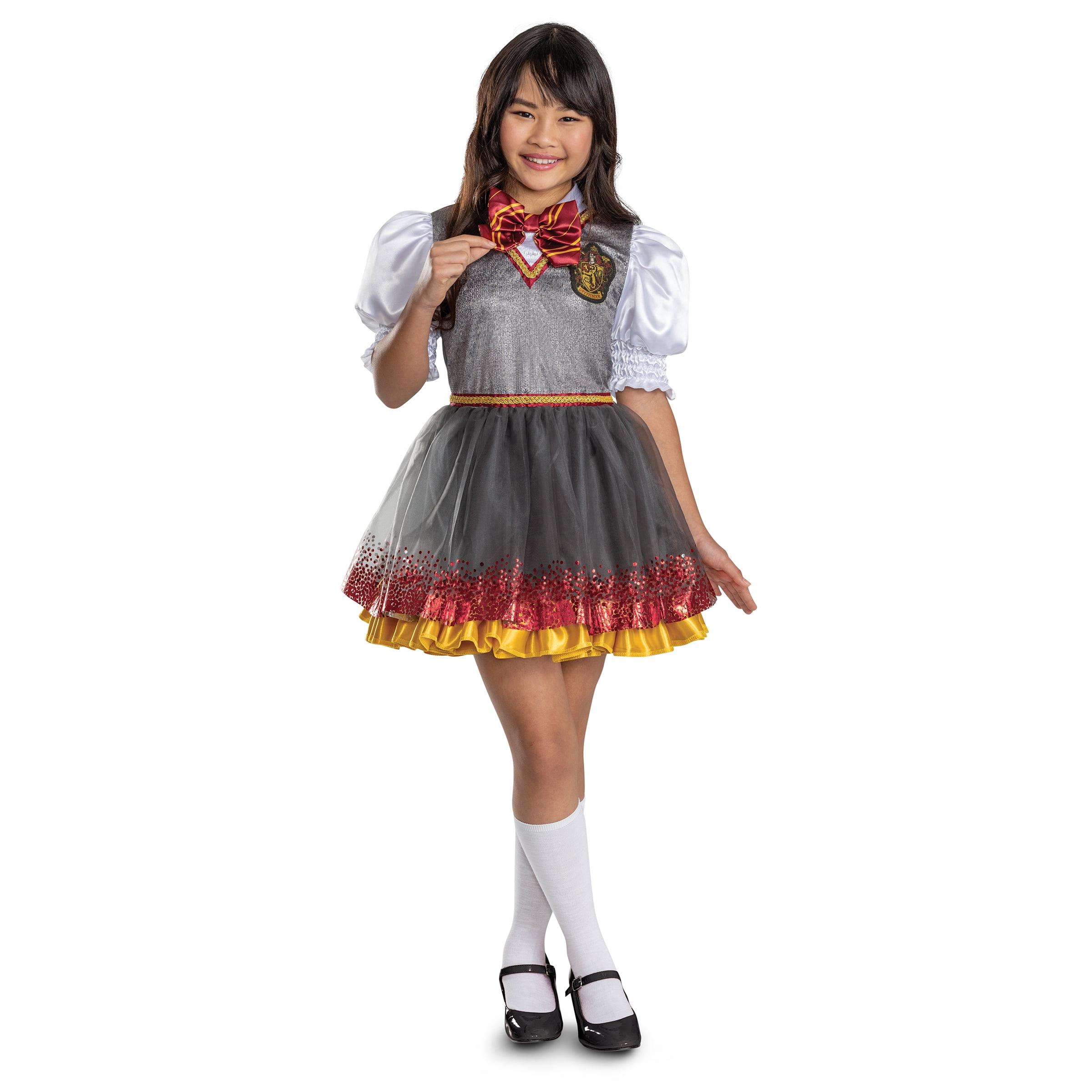 Warner Bros. Harry Potter Hogwarts Halloween Costume for Children, Girls Size M (7/8), by Disguise