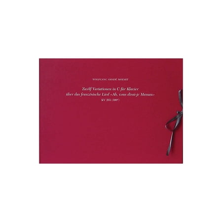 G. Henle Verlag 12 Variations on Ah Vous Dirai-je Maman (Twinkle, Twinkle Little Star) K265 (300e) Henle Facs Hardcover