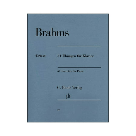 G. Henle Verlag 51 Exercises for Piano By Brahms