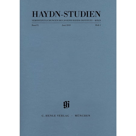 G. Henle Verlag Haydn-Studien, Vol. 10, No. 1 (June 2010) Henle Periodicals Series Softcover by Franz Josef Haydn