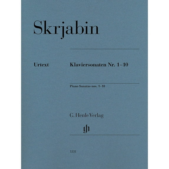 G. Henle Verlag Piano Sonatas Nos. 1-10 by Scriabin