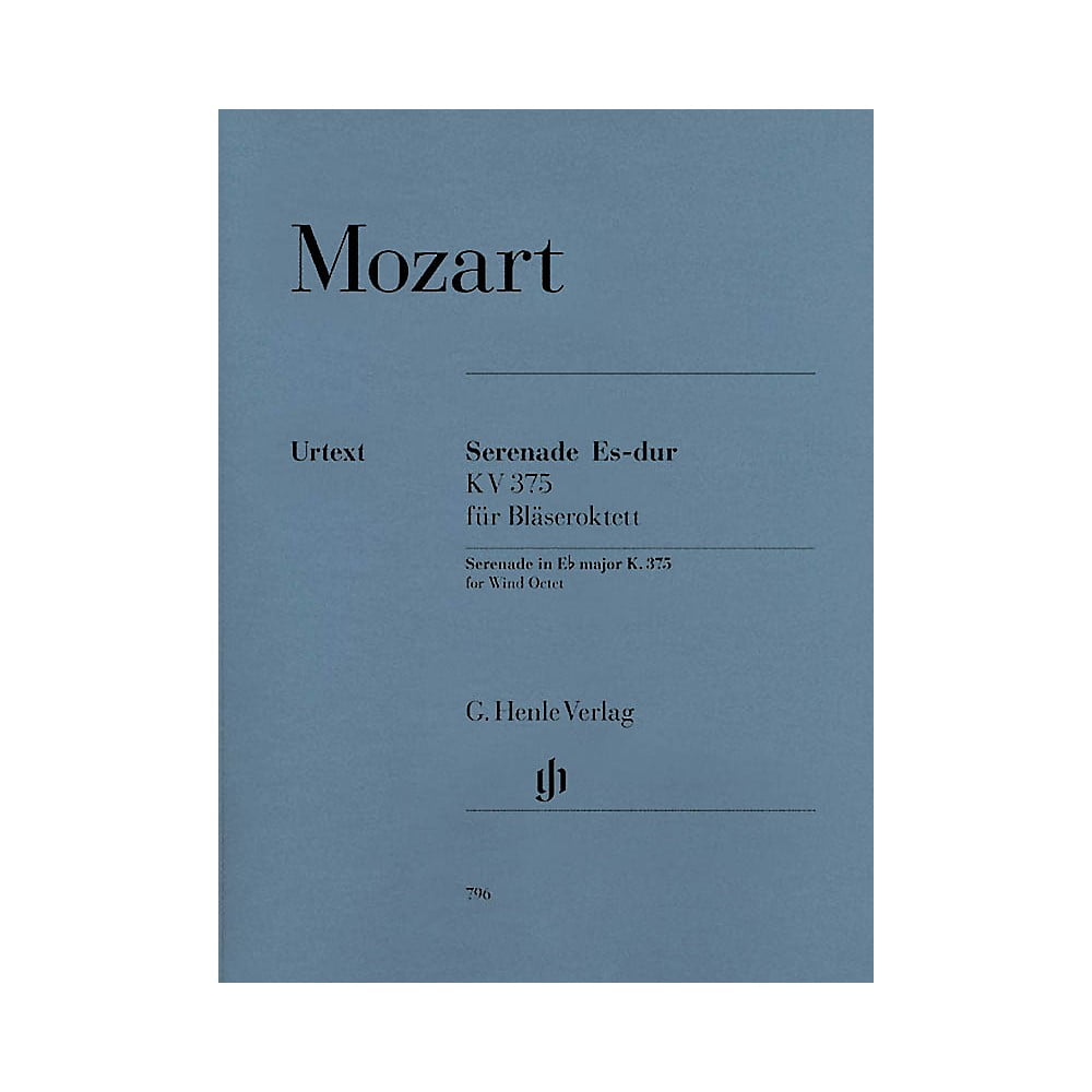 G. Henle Verlag Serenade in E-flat Major,  K. 375 Henle Music Folios Series Softcover Composed by Wolfgang Amadeus Mozart