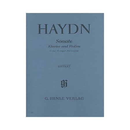 G. Henle Verlag Sonata for Piano and Violin in G Major Hob. XV:32 Henle Music Folios Series Softcover