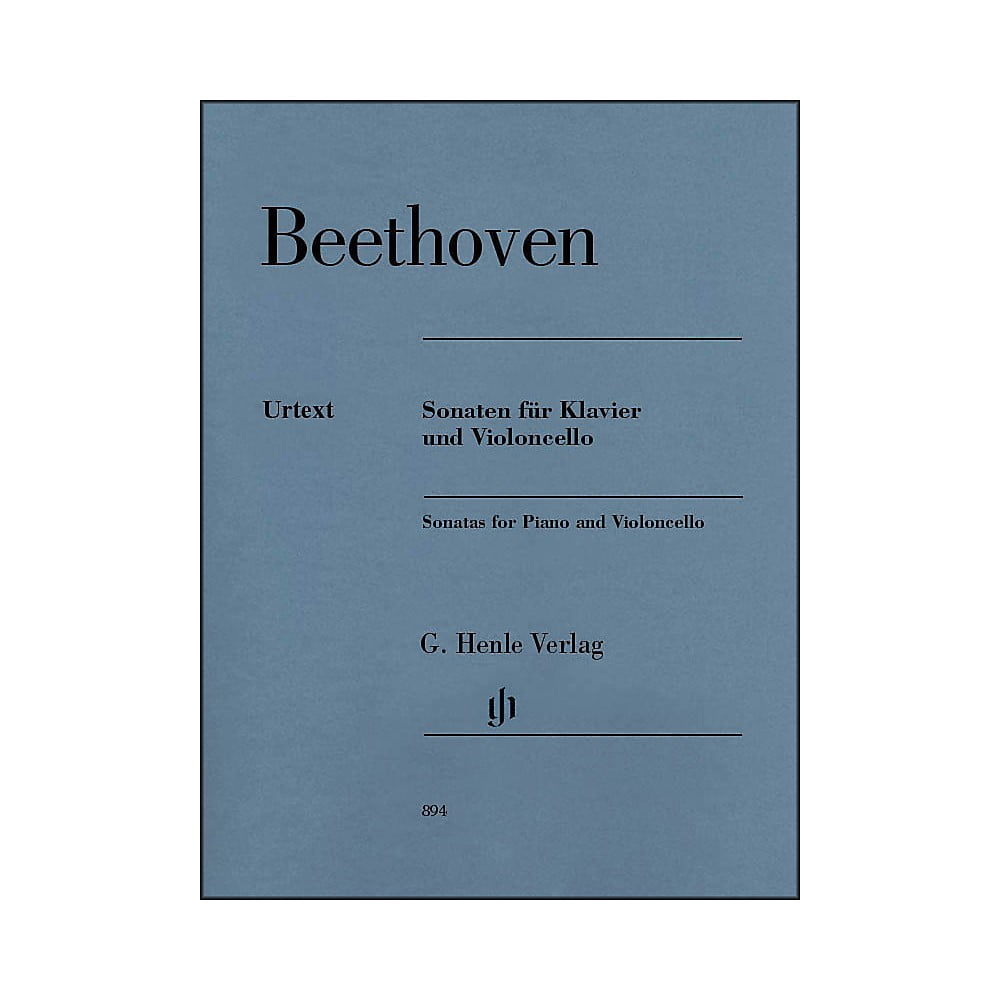 G. Henle Verlag Sonatas for Piano And Violoncello By Beethoven