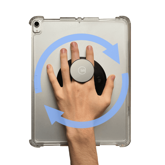 G-Hold Universal Tablet Holder - Ergonomic Grip for iPad, Surface & Tablets Color: Champagne Gold