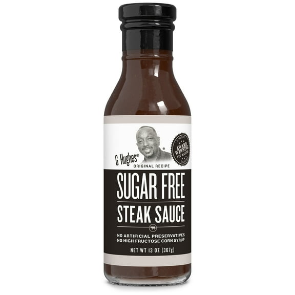 G Hughes Gluten Free Sugar Free Steak Sauce, 13 oz