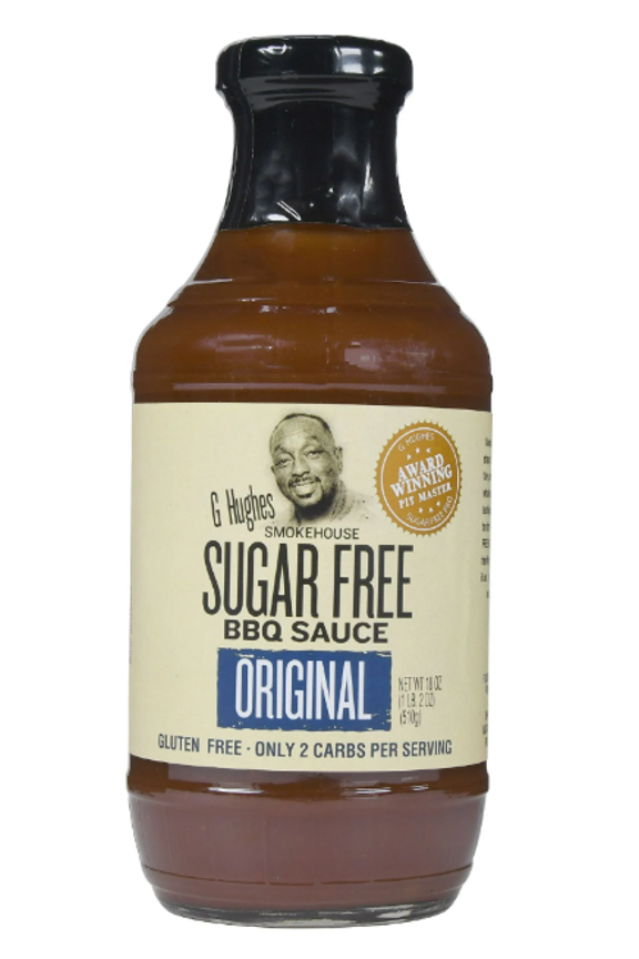 Smokehouse Sugar-Free BBQ Sauce, Original, 18 oz (Pack of 2)
