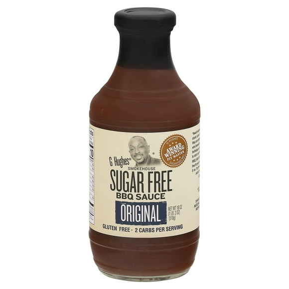 G Hughes Smokehouse Sugar Free Original BBQ Sauce - 18 oz (Packaging May Vary)