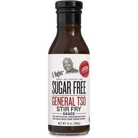G Hughes Sugar Free General Tso Stir Fry Sauce, 12 oz