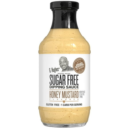 G Hughes Sugar Free Honey Mustard Dipping Sauce, 18 oz