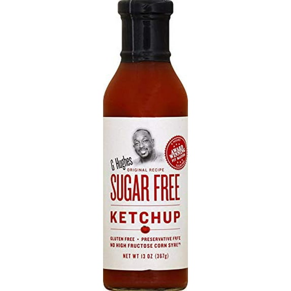 G Hughes Sugar Free Ketchup, 13 oz, Set of 3