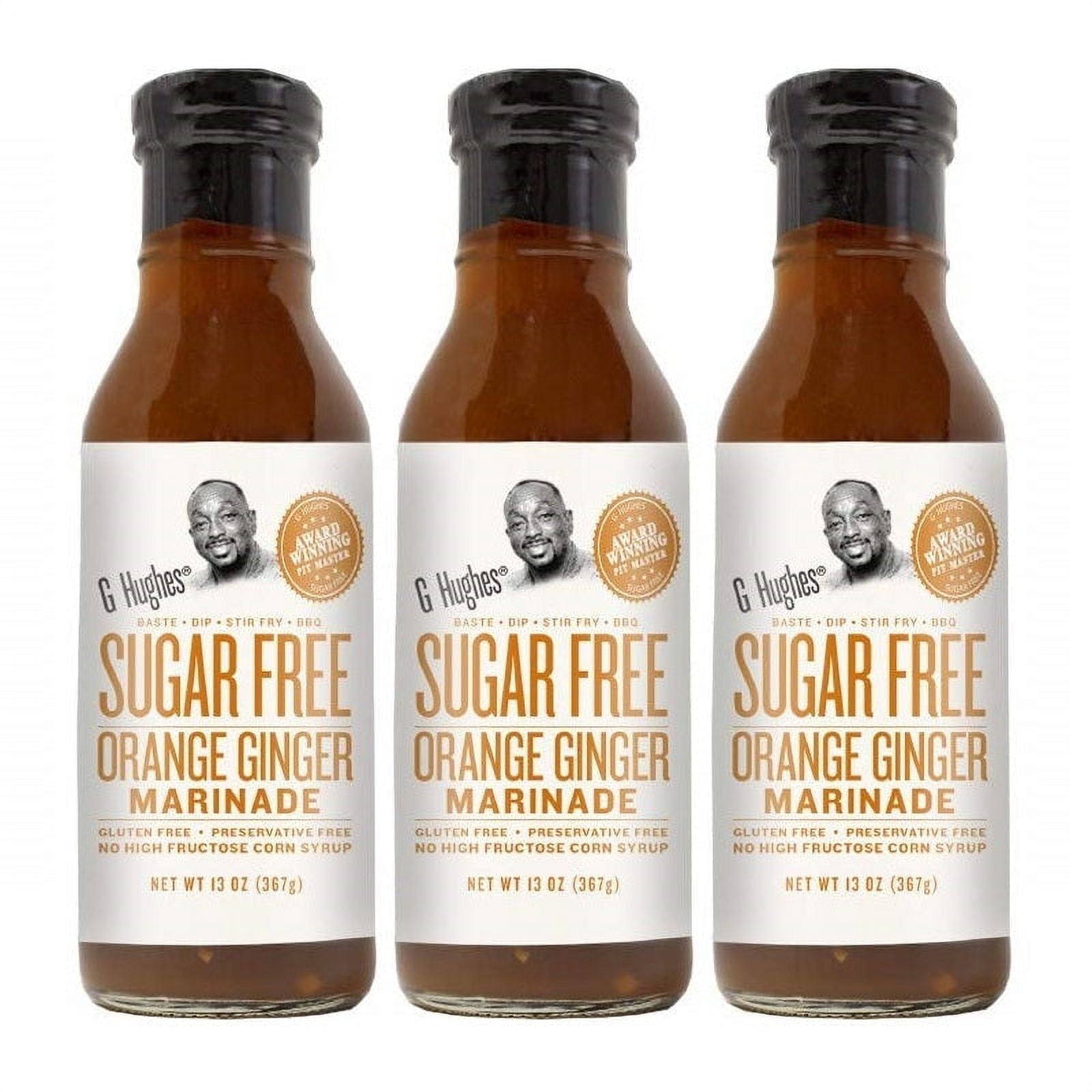 G Hughes #39 Sugar Free Orange Ginger Marinade with Sesame and Onion 3 G Hughes #39 Sugar Free Orange Ginger Marinade with Sesame and Onion 3