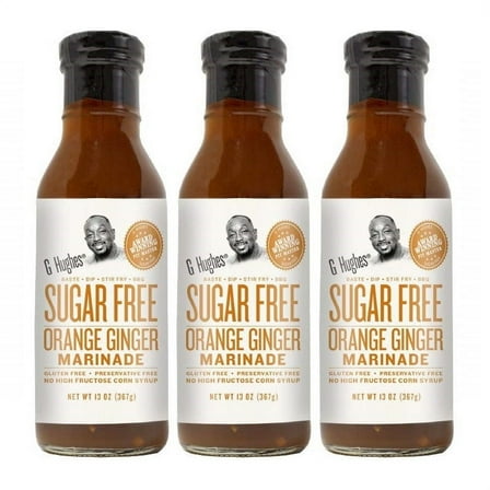 G Hughes' Sugar-Free Marinade - Orange Ginger Size: 3-Pack
