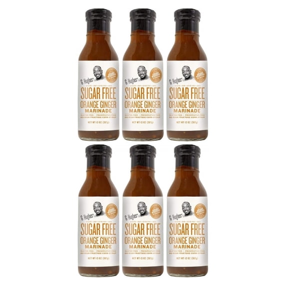 G Hughes' Sugar-Free Marinade - Orange Ginger Size: 6-Pack