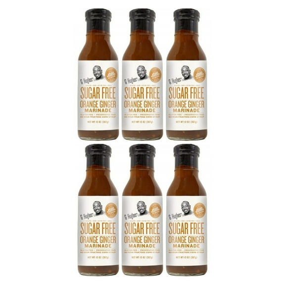 G Hughes' Sugar-Free Marinade - Orange Ginger Size: 6-Pack