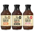 G Hughes Sugar Free, Mesquite, Sweet Heat, Sweet & Spicy BBQ Sauce Variety Pack Gluten Free
