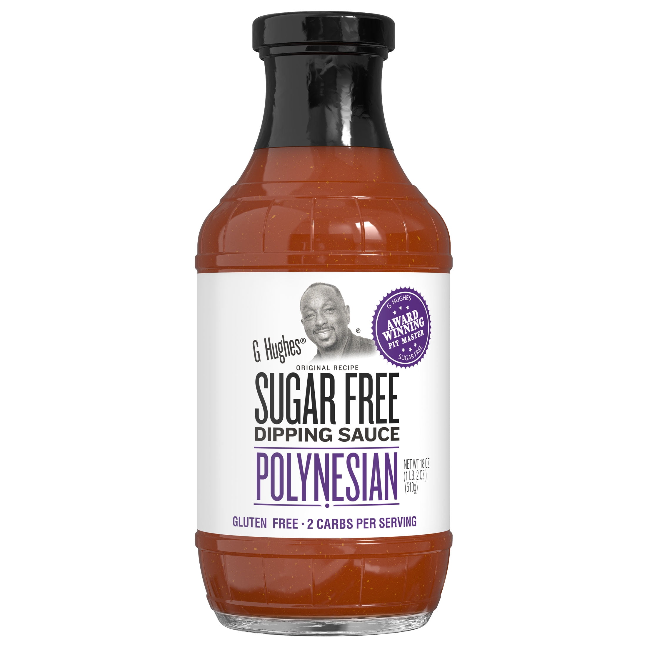 G Hughes Sugar Free Polynesian Dipping Sauce, 18 oz Bottle