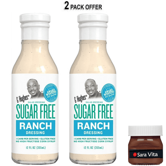 G Hughes Sugar Free Ranch Dressing, 12 oz Bottle