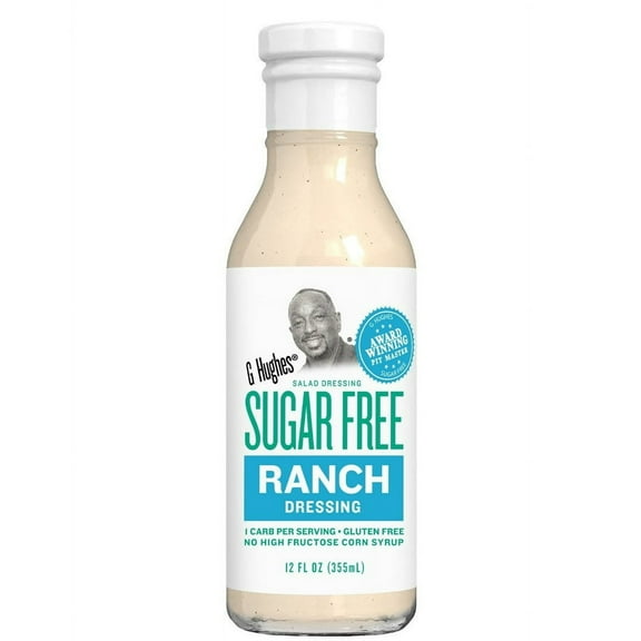 G Hughes Sugar Free Ranch Dressing, 12 oz. -Pack of 2