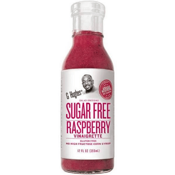 G Hughes Sugar Free Rasberry Vinaigrette Gluten Free, 12 Fl oz (Pack of 6)